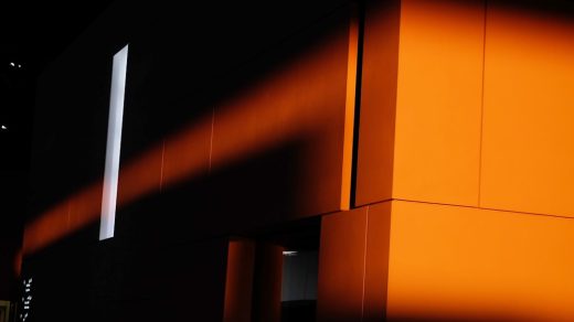 Photo Orange Ceiling Light