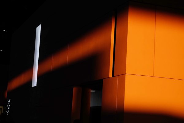 Photo Orange Ceiling Light