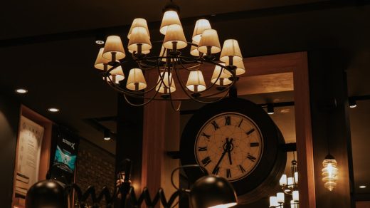 Photo wood chandelier