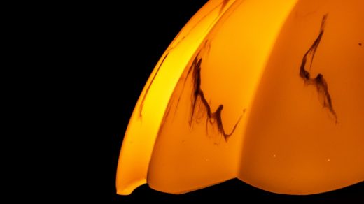 Photo alabaster mushroom lamp